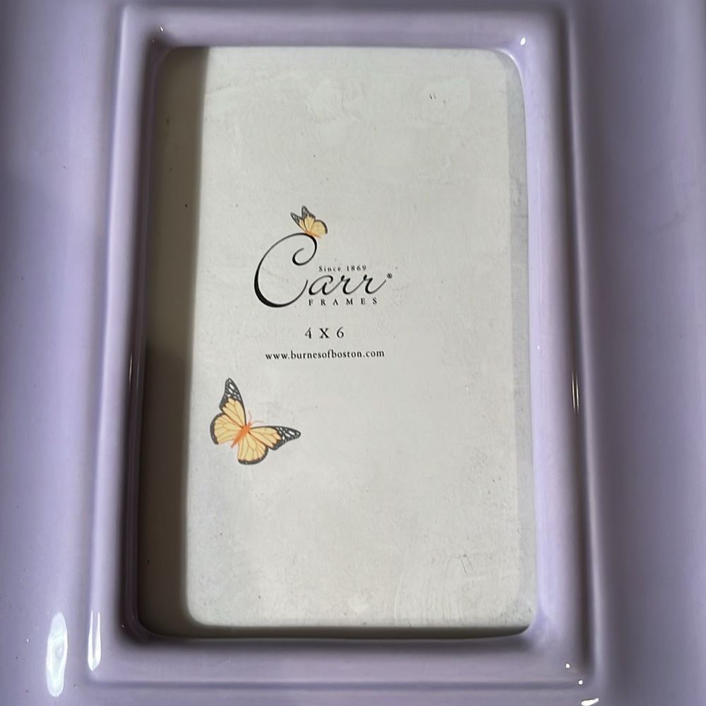4x6 porcelain lavender picture frame - Picture 4 of 4